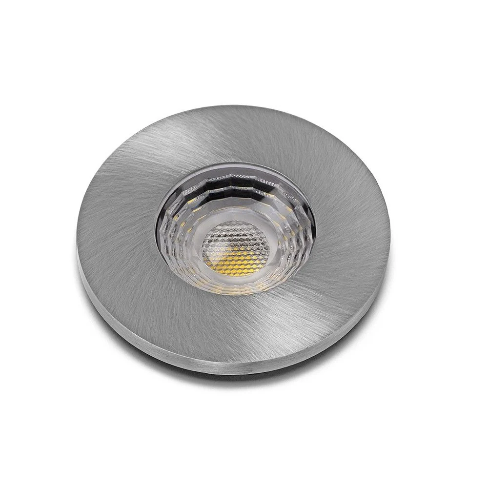 Brushed Chrome GU10 Fire Rated IP65 Downlight - Image 2