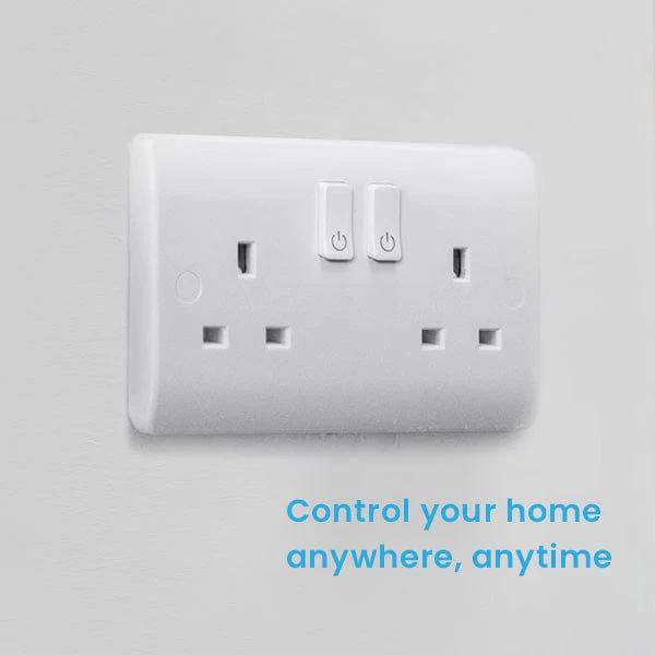 Click Smart+ Home WIFI 13A 2 Gang Switched Plug Socket - Image 3