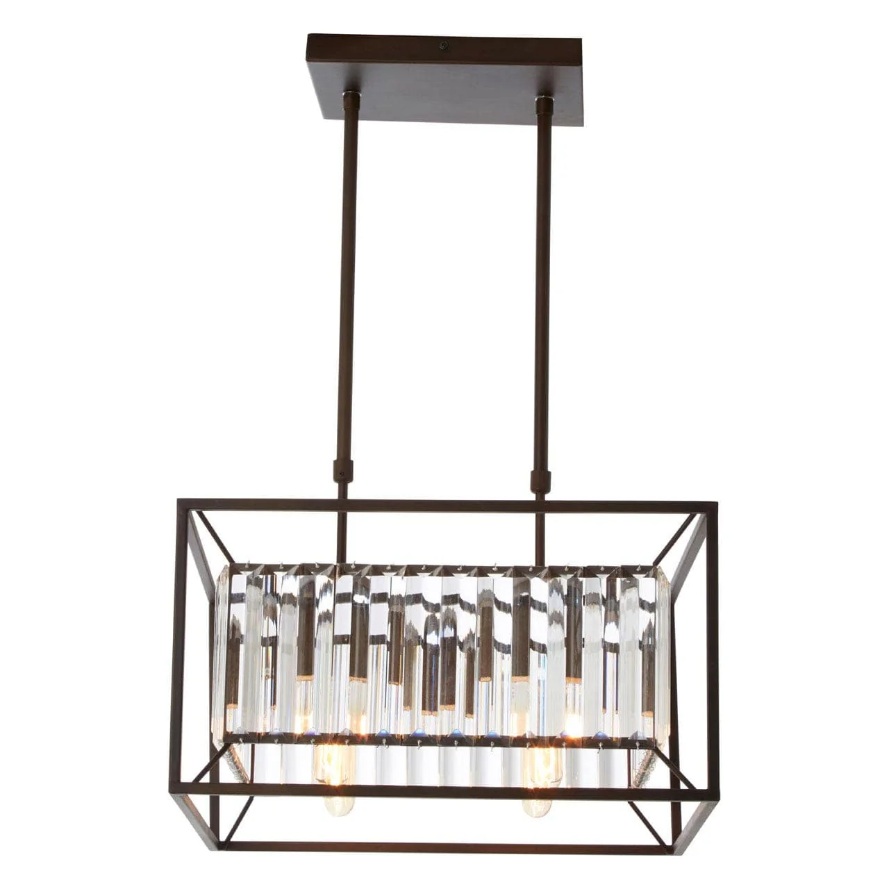 Akiko 4 Bulb Black Finish Pendant Lamp - Image 4