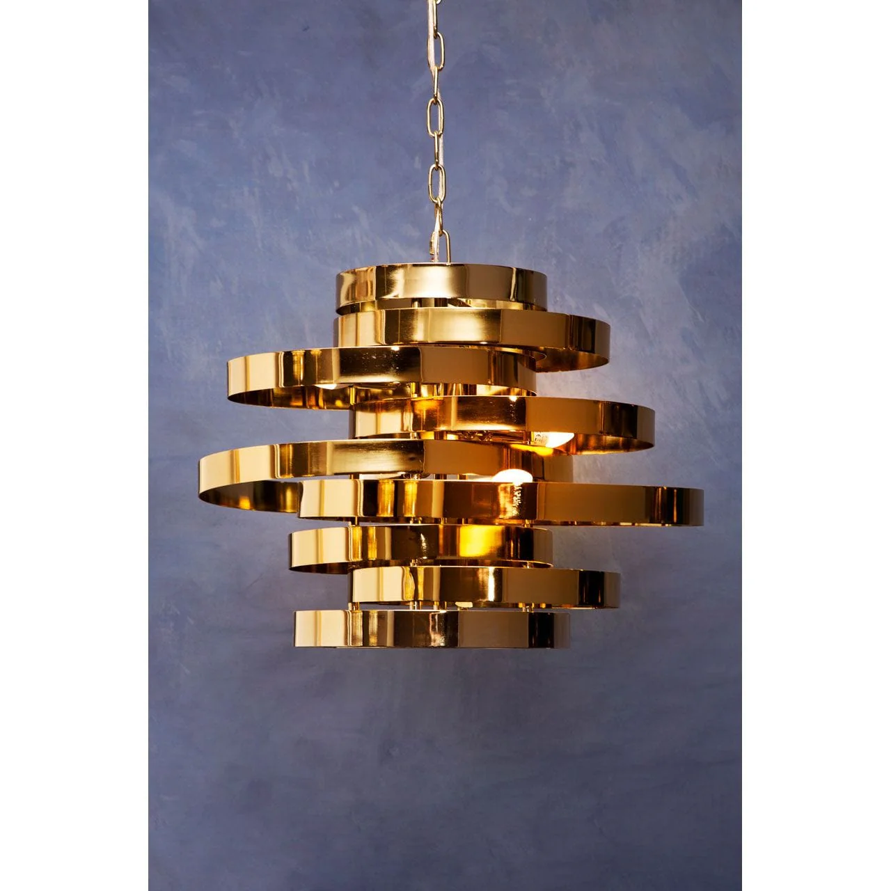 Alana 4 Bulb Gold Finish Pendant Lamp - Image 2