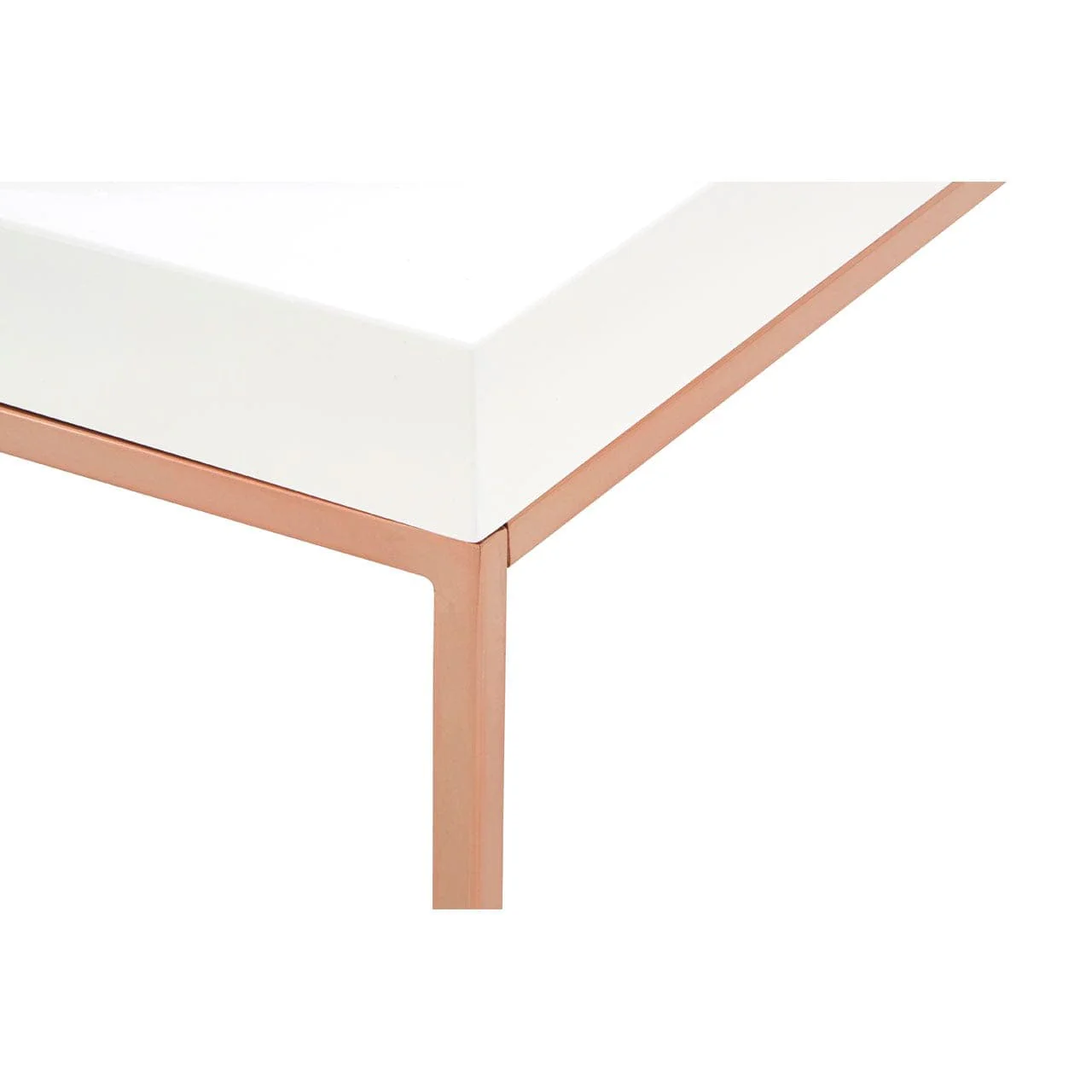 Allure Rose Gold Angled Legs Coffee Table - Image 4