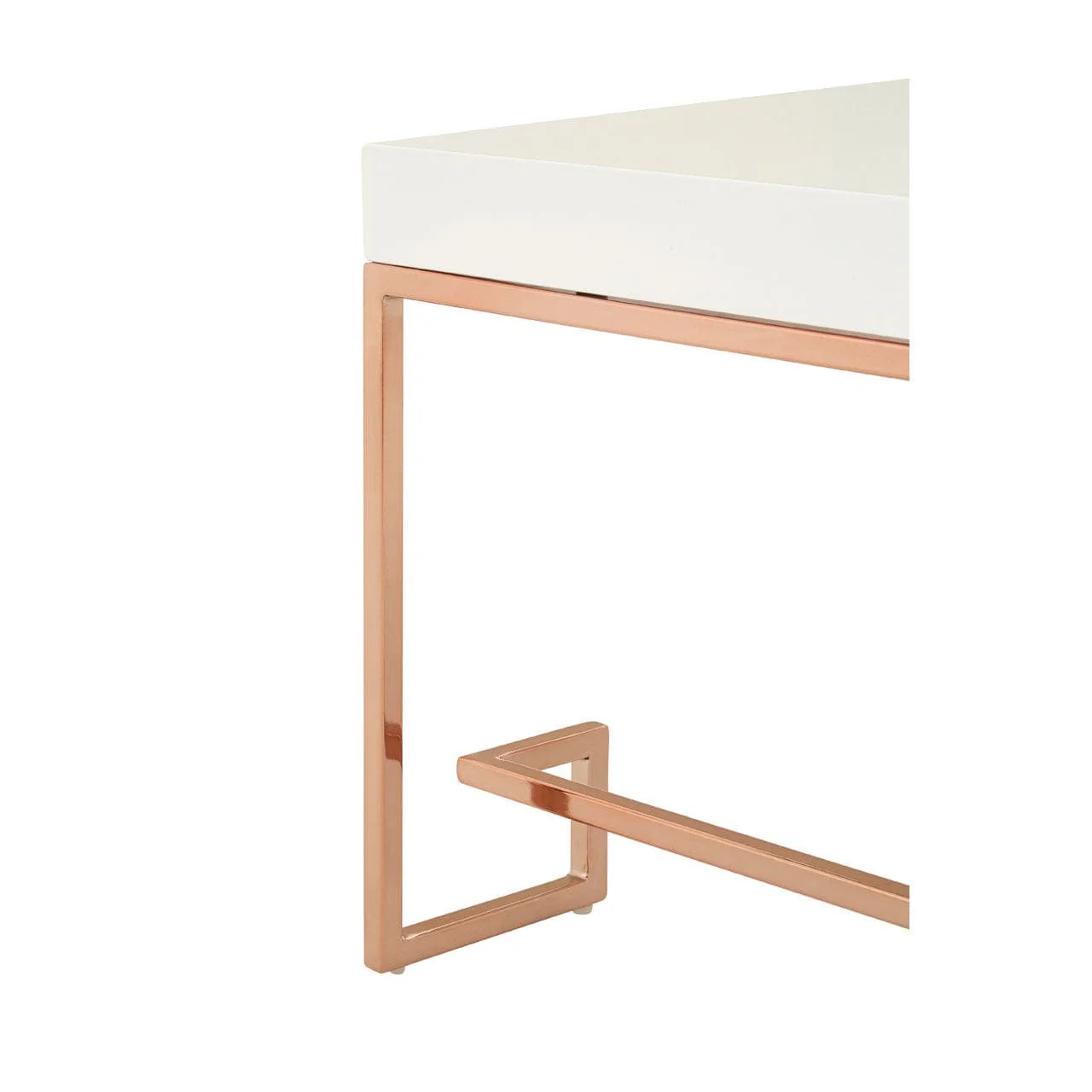 Allure Rose Gold Angled Legs Coffee Table - Image 5