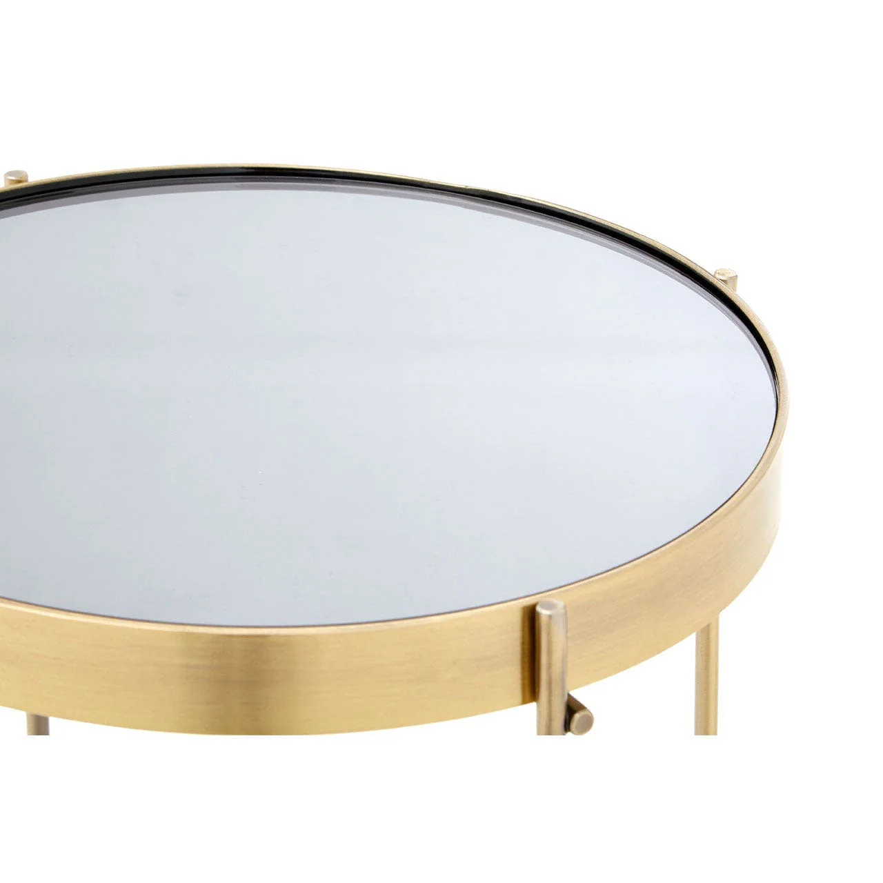 Allure Black Mirror Tall Side Table - Image 2
