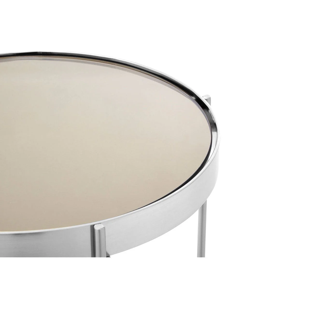 Allure Grey Mirror Tallside Table - Image 2