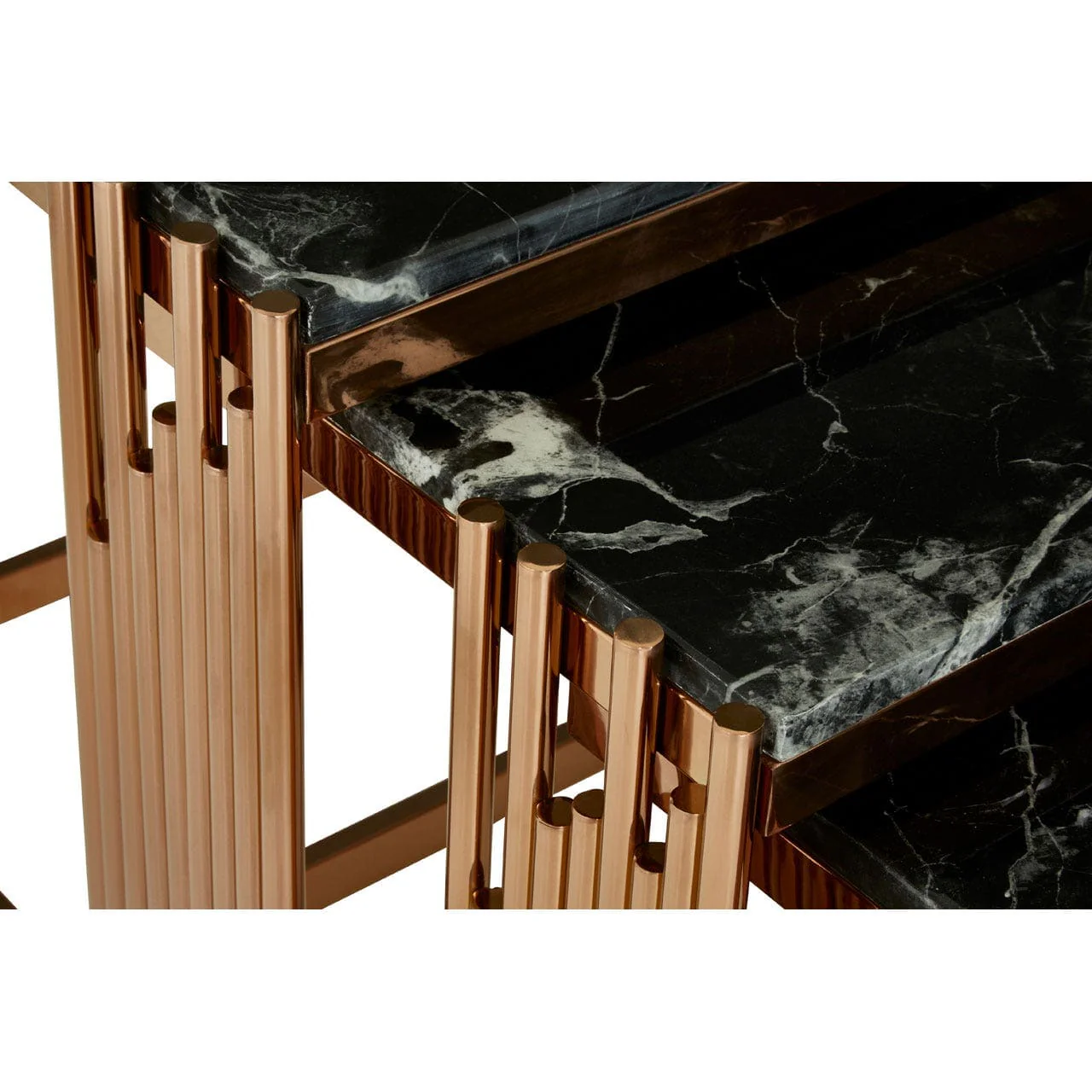 Alvaro Set Of 3 Square Nesting Tables - Image 2