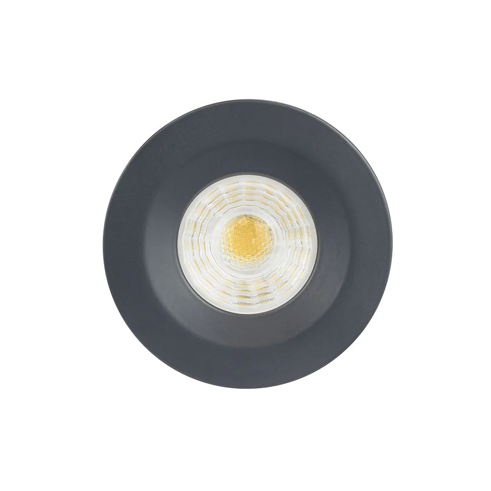 Anthracite CCT Fire Rated LED Dimmable 10W IP65 Downlight - Image 2