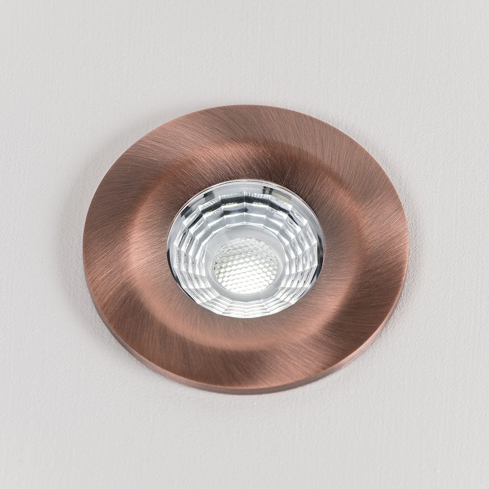 Antique Copper CCT Fire Rated LED Dimmable 10W IP65 Downlight - Image 5
