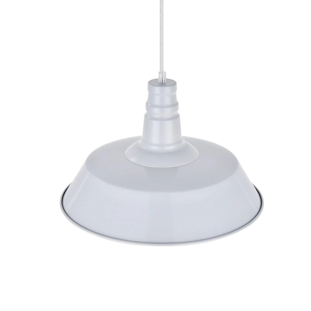 Grey Haze Industrial Breakfast Bar Pendant Light - Argyll - Image 4