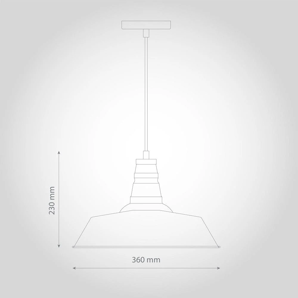 Squid Ink Navy Blue Industrial Breakfast Bar Pendant Light - Argyll - Image 8