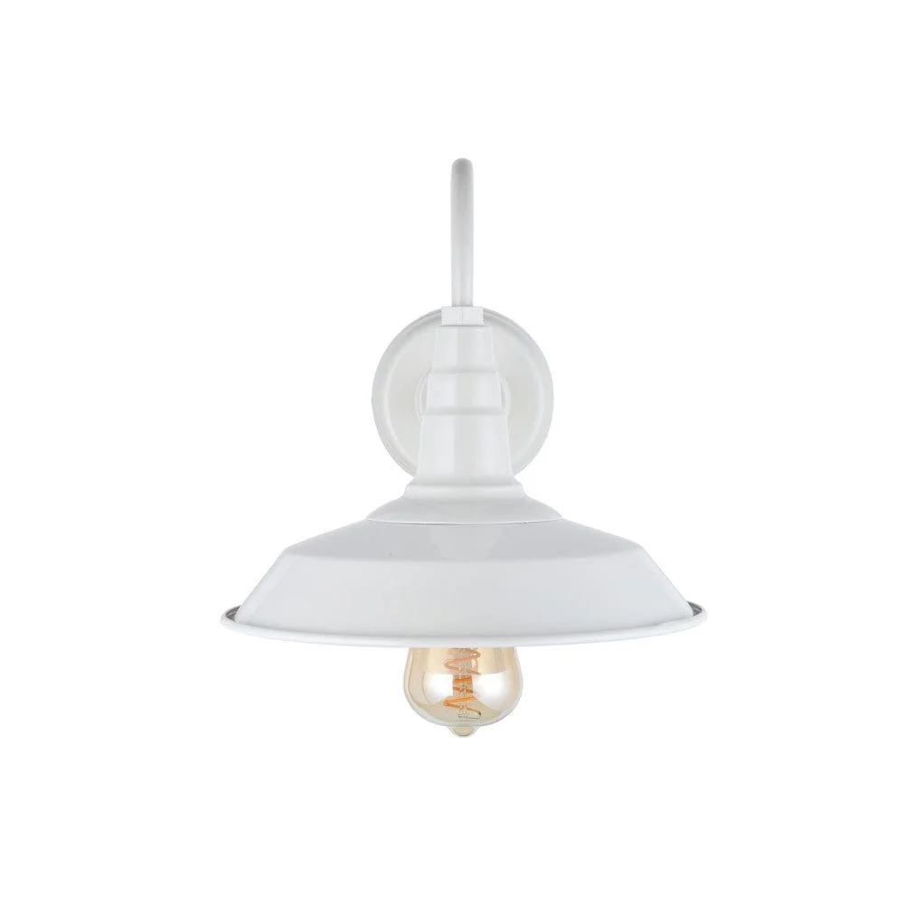 Argyll Industrial Wall Light Clay White Cream - Image 3