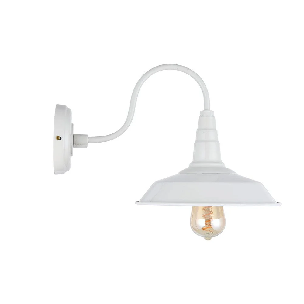 Argyll Industrial Wall Light Clay White Cream - Image 4