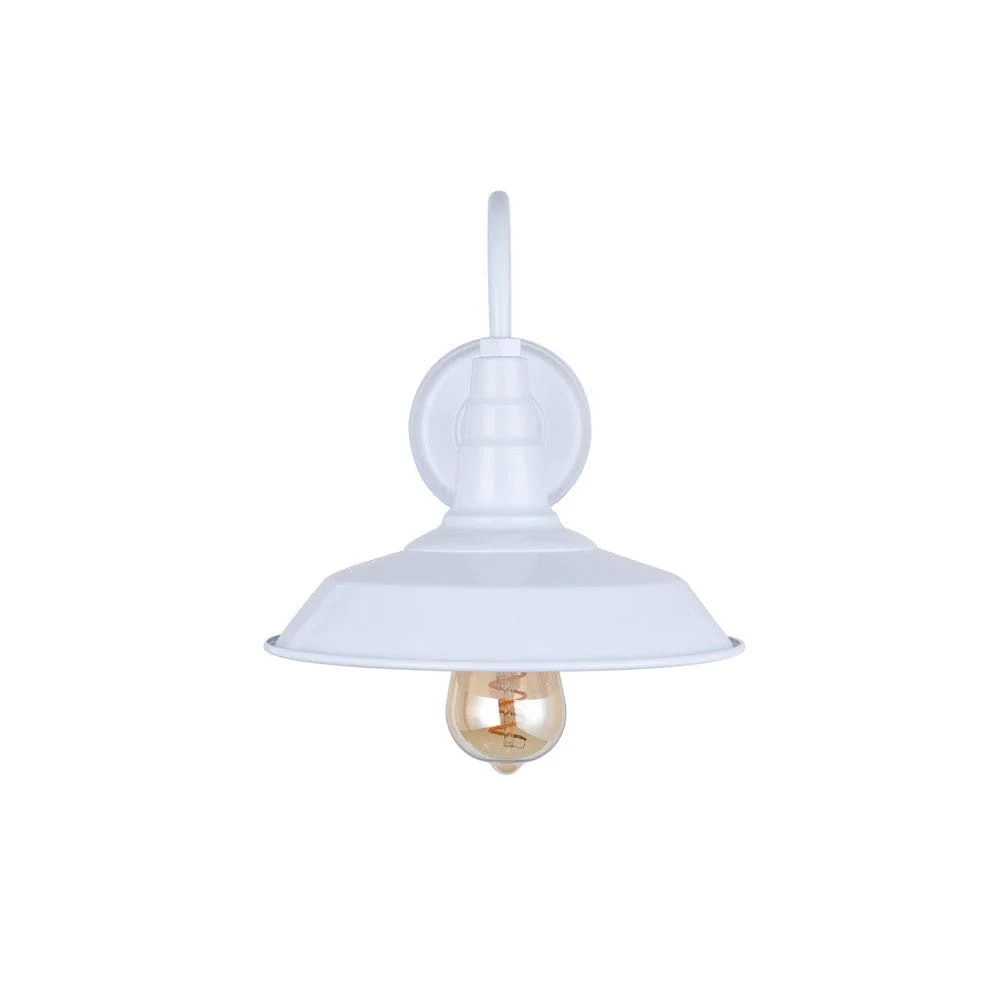 Argyll Industrial Wall Light Pure White - Image 3