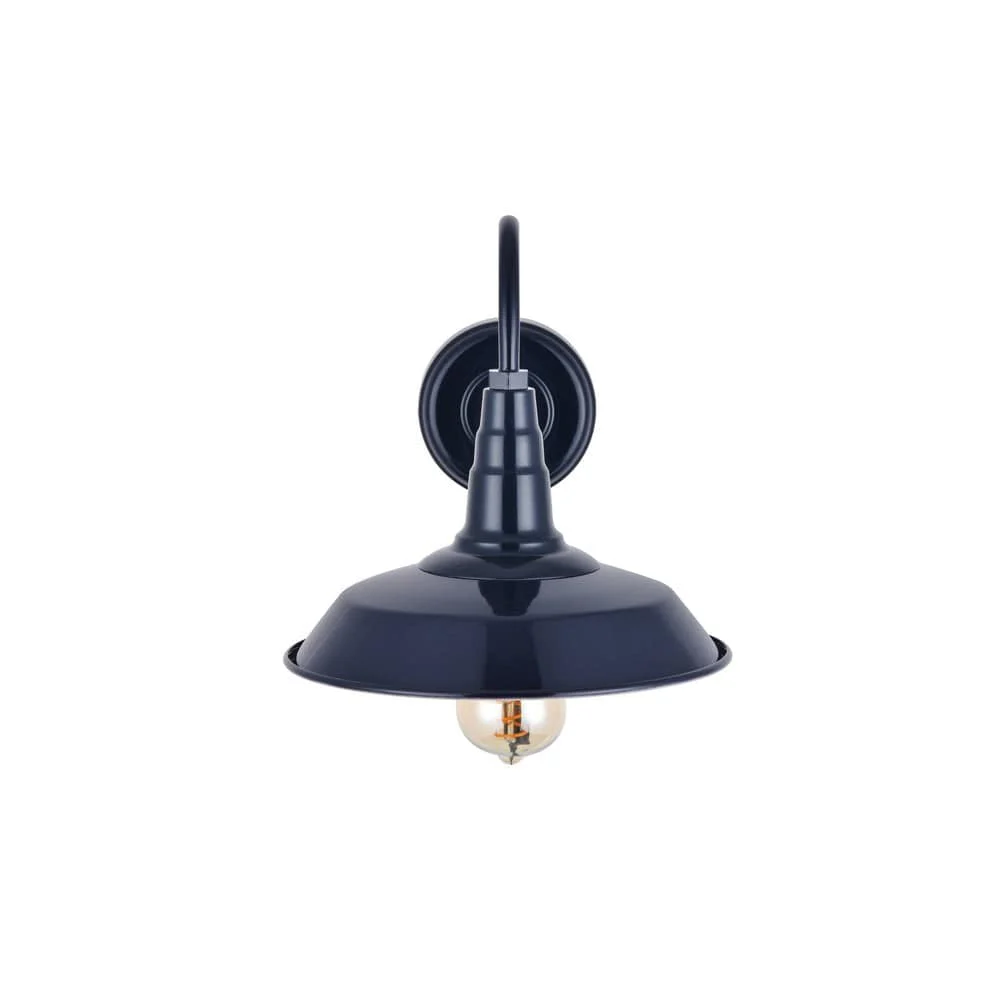 Argyll Industrial Wall Light Squid Ink Navy Blue - Image 4