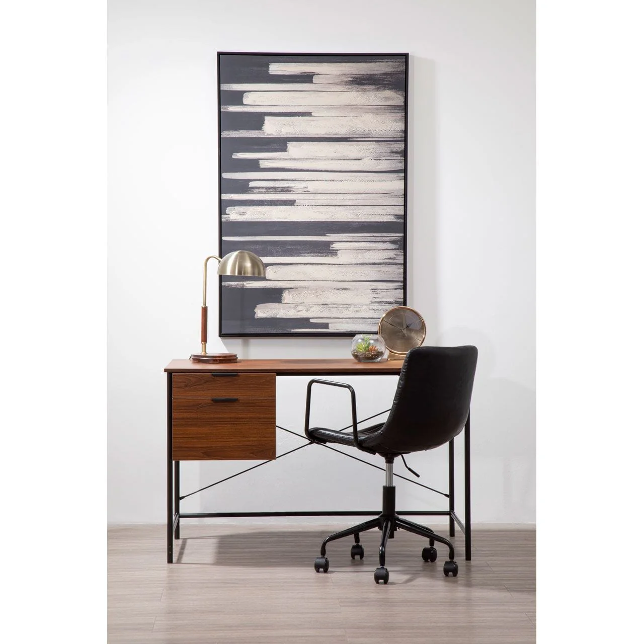 Astratto Canvas Black Wall Art - Image 2