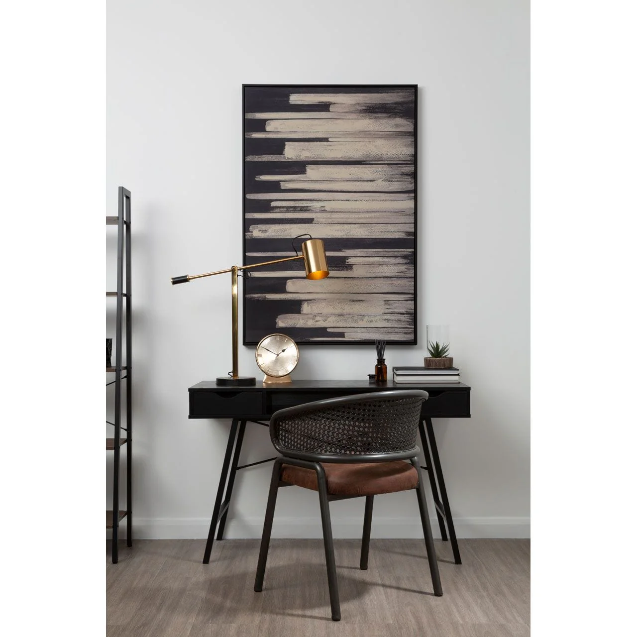 Astratto Canvas Black Wall Art - Image 3