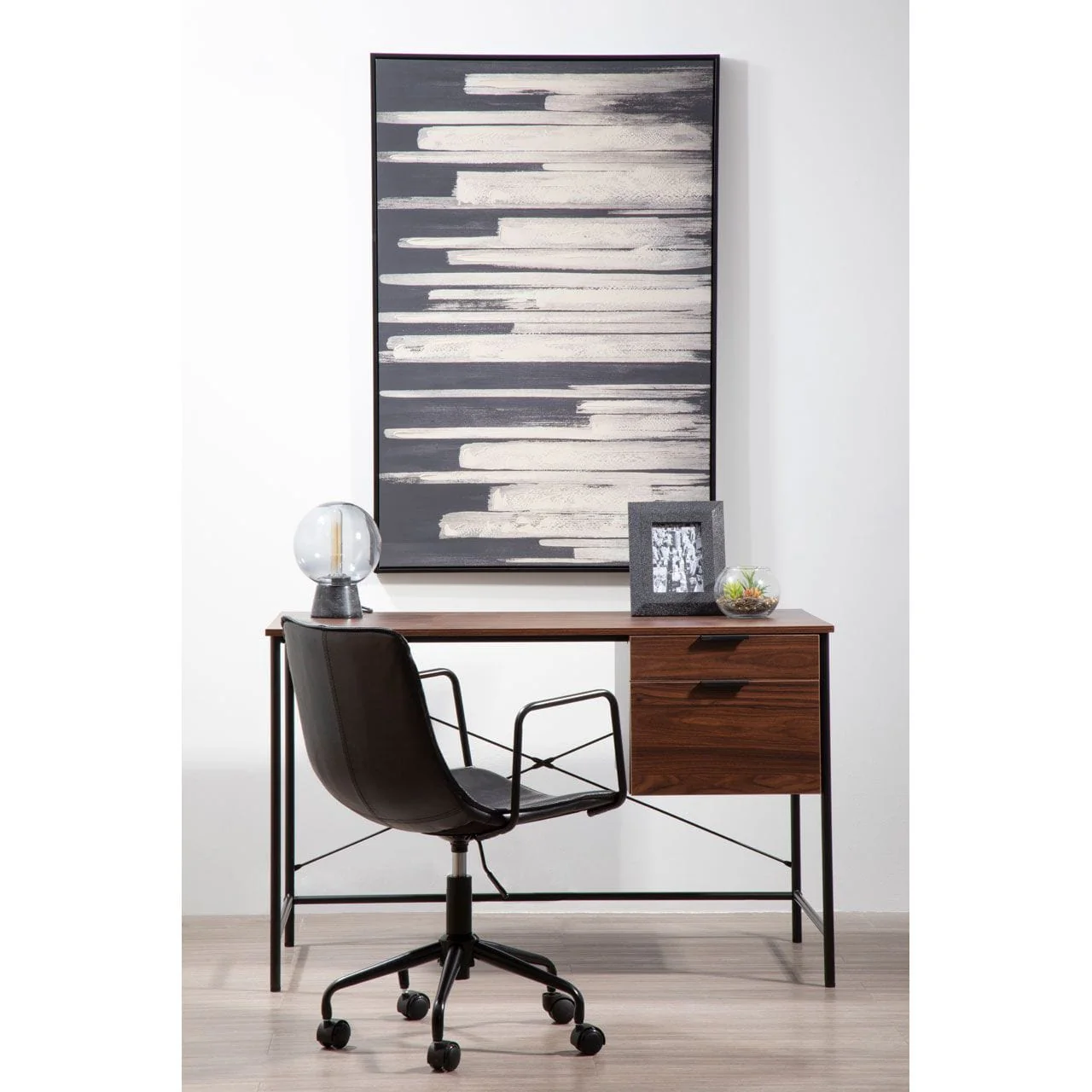 Astratto Canvas Black Wall Art - Image 5