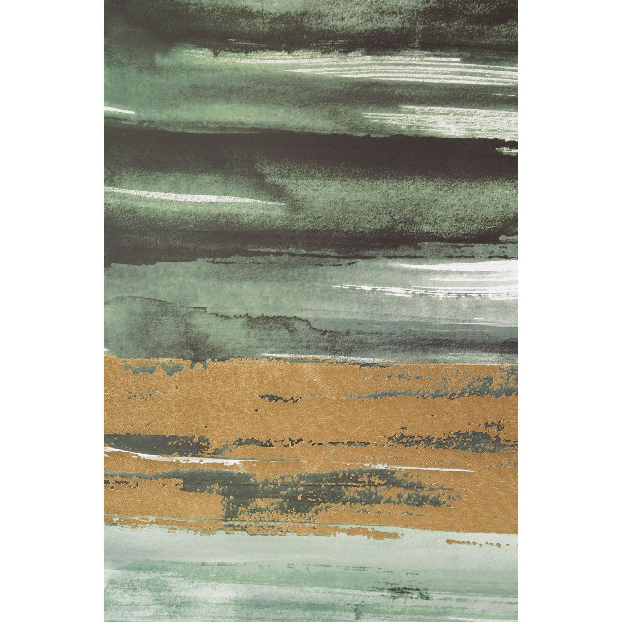 Astratto Canvas Green And Gold Wall Art - Image 5