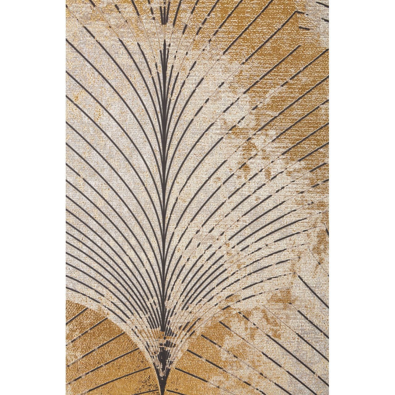 Astratto Canvas Grey And Gold Finish Wall Art - Image 5