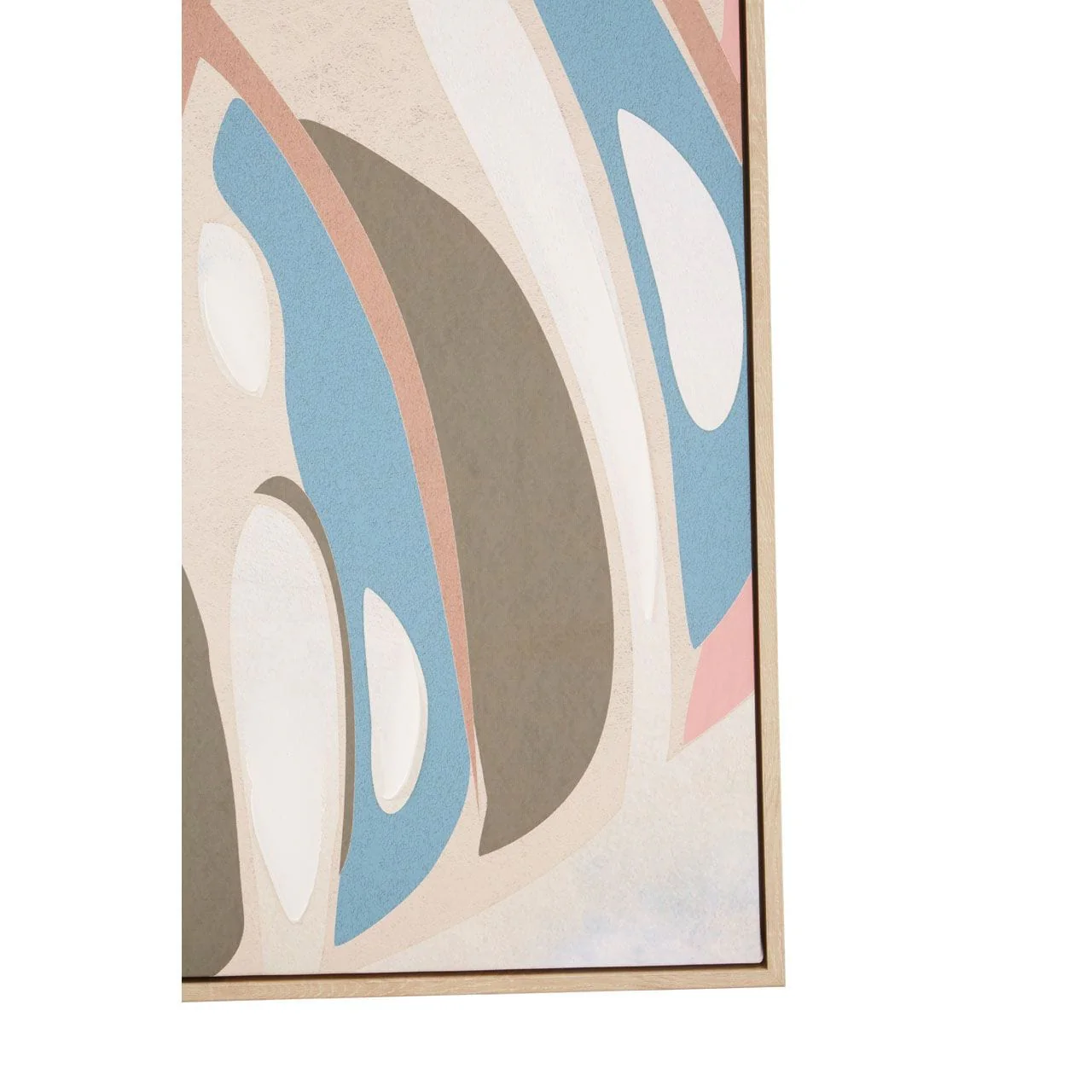 Astratto Canvas Leaf Design Wall Art - Image 4