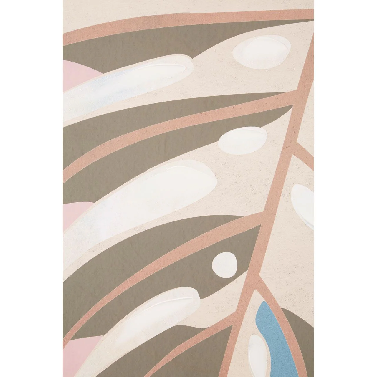 Astratto Canvas Leaf Design Wall Art - Image 5