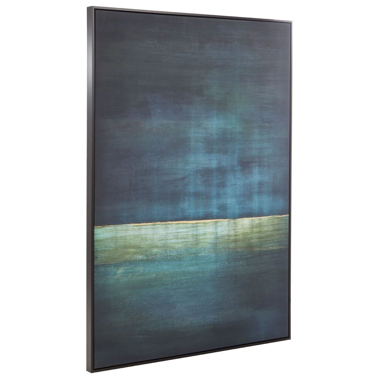Astratto Canvas Teal Wall Art - Image 2