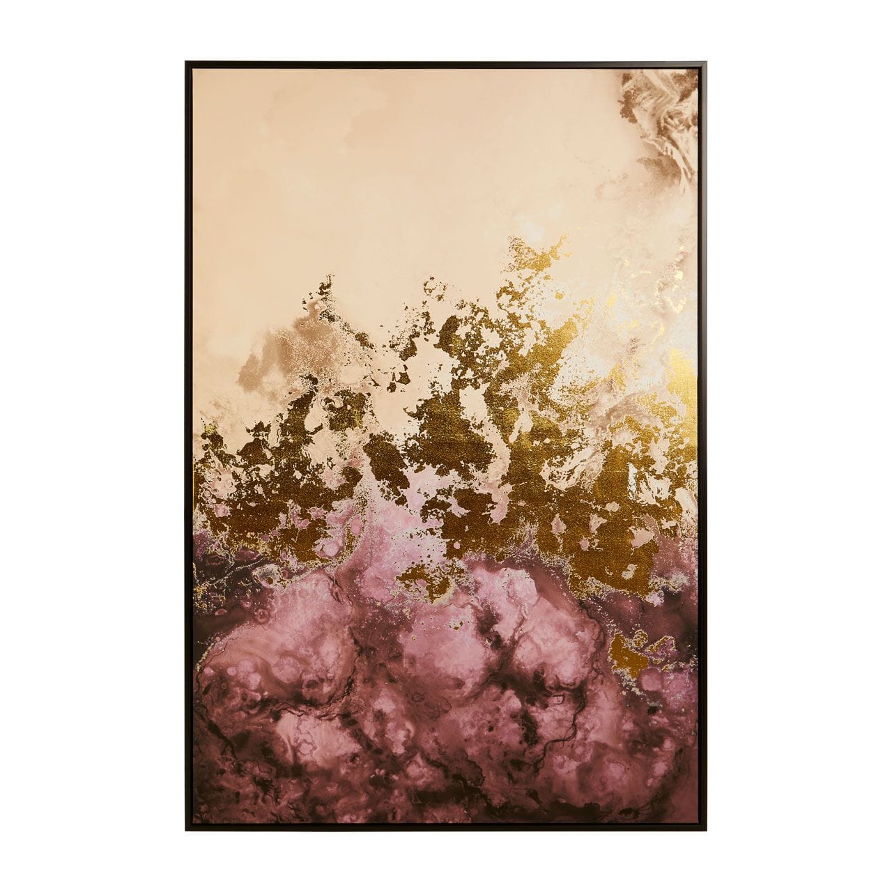 Astratto Cream / Mauve Wall Art