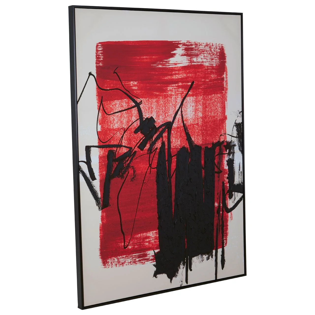 Astratto Red / Black Wall Art - Image 3