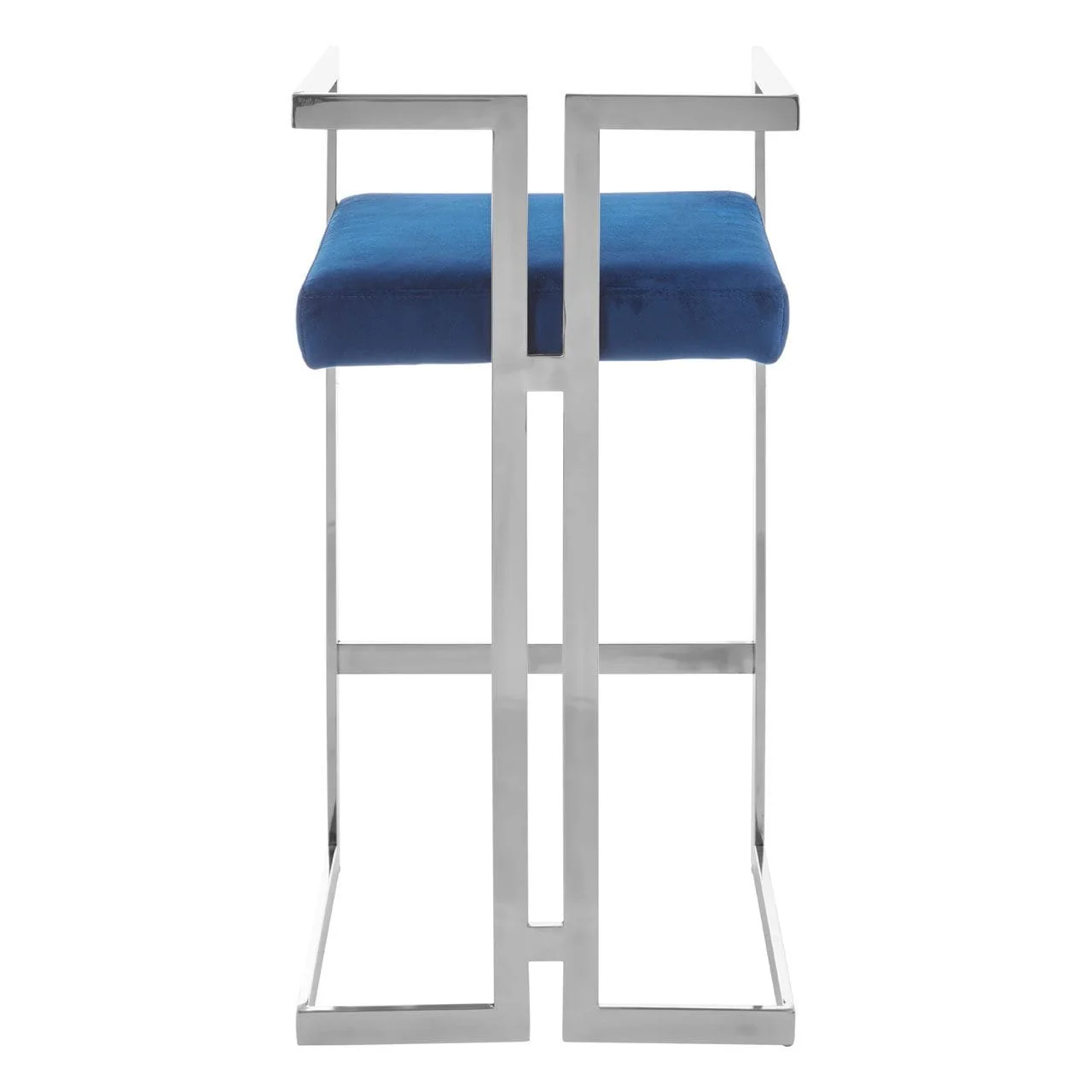 Gloria Blue And Silver Bar Stool - Image 5