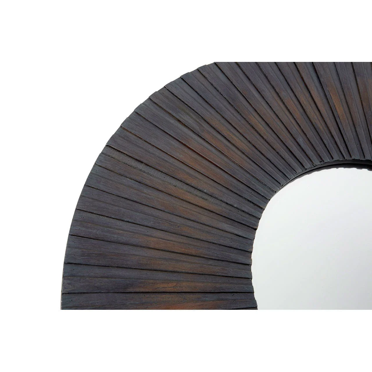 Barn Antique Wood Wall Mirror - Image 5