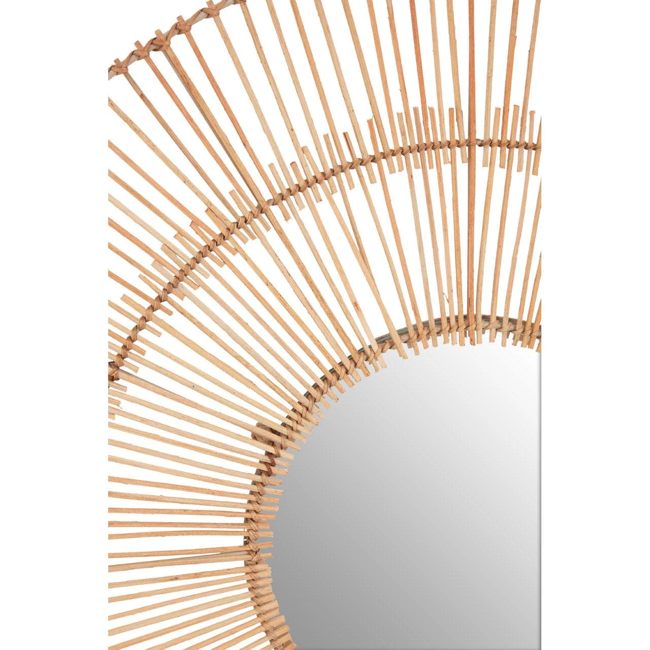 Batu Natural Rattan Wall Mirror - Image 3