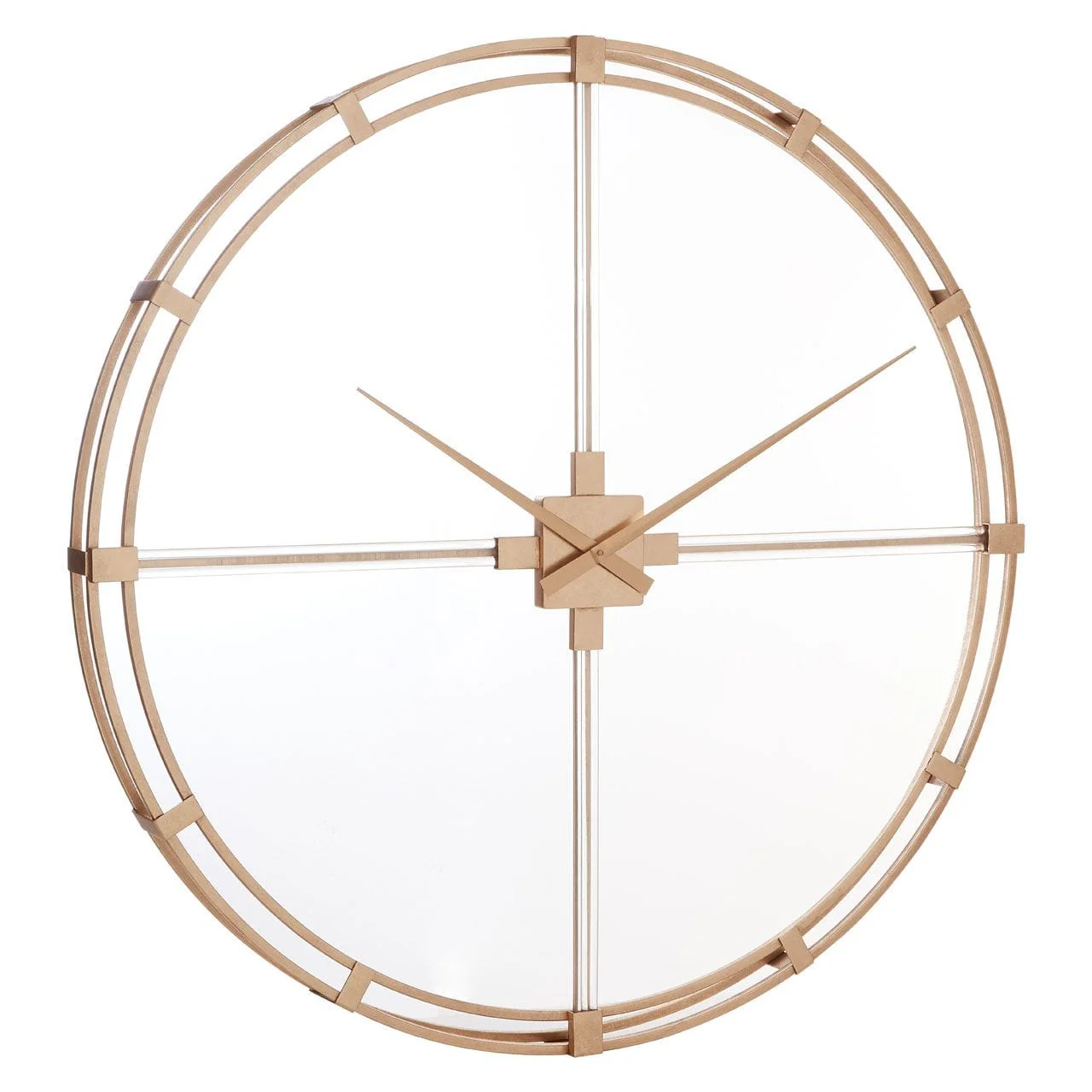 Beauly Gold Finish Skeleton Wall Clock - Image 3
