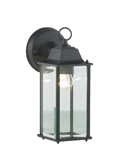 Black Diecast Aluminium Zinc Ceres Outdoor Wall Lantern -  IP23