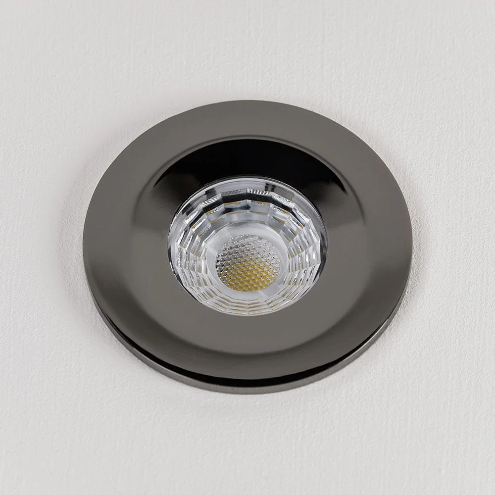 Black Nickel CCT Fire Rated LED Dimmable 10W IP65 Downlight - Image 4