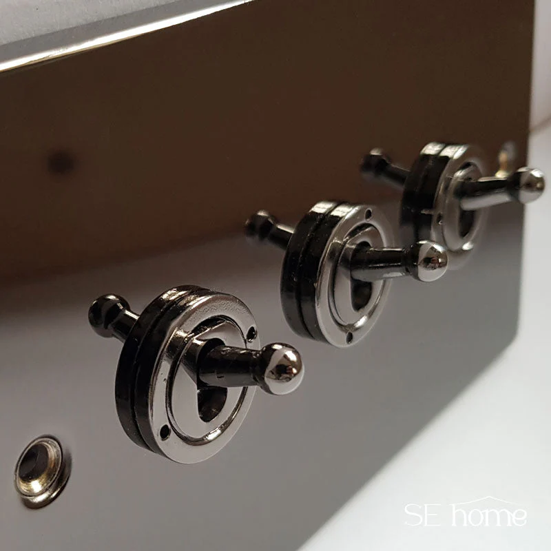 Black Nickel Twin Isolated Coaxial Socket - Black Trim - Image 4