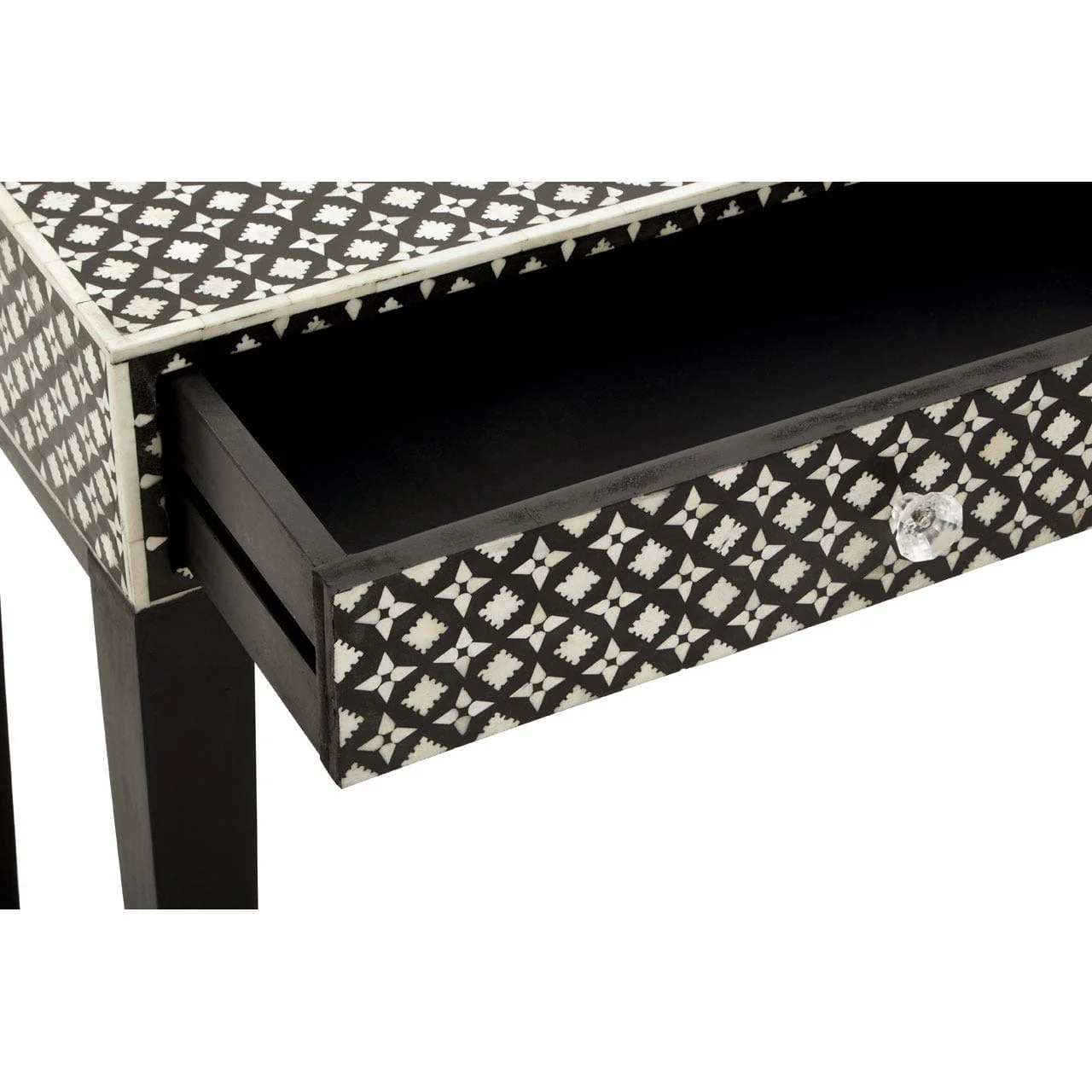 Boho Mother Of Pearl Console Table - Image 3