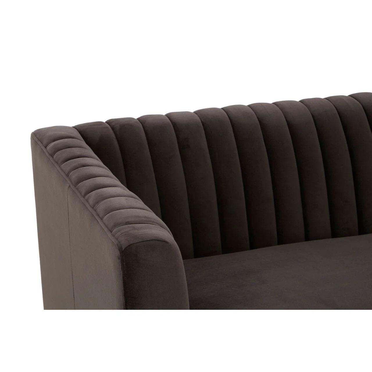 Brasa 3 Seat Black Sofa - Image 6