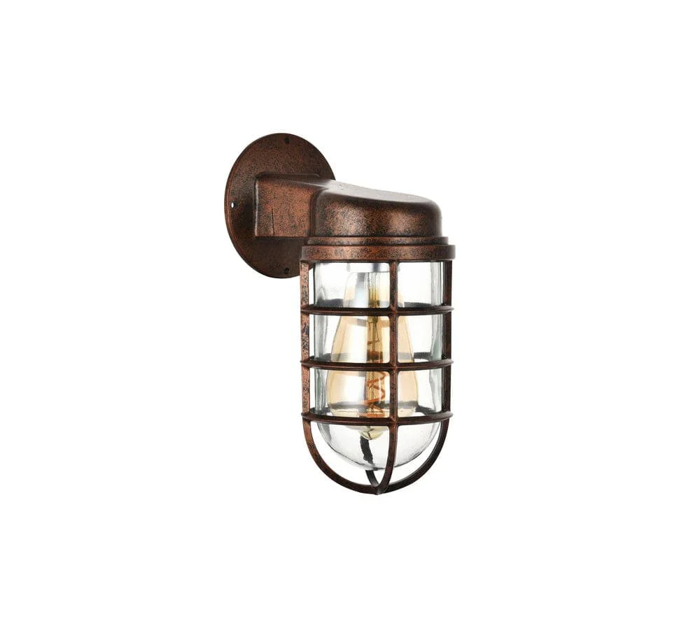 Broadwick Black Brushed Gold IP44 Rated Bathroom Bulkhead Wall Light - Image 3