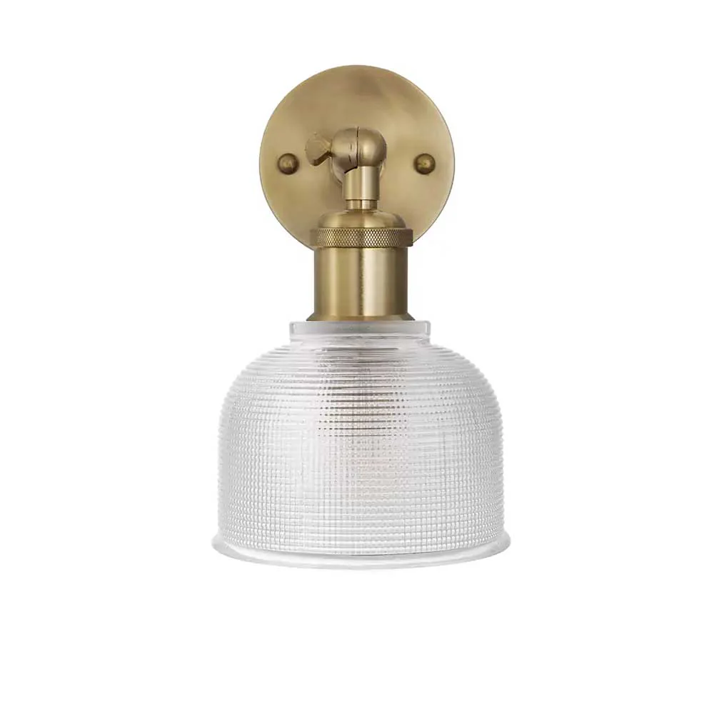 Bronte Prismatic Glass Wall Light - Brass - Image 2