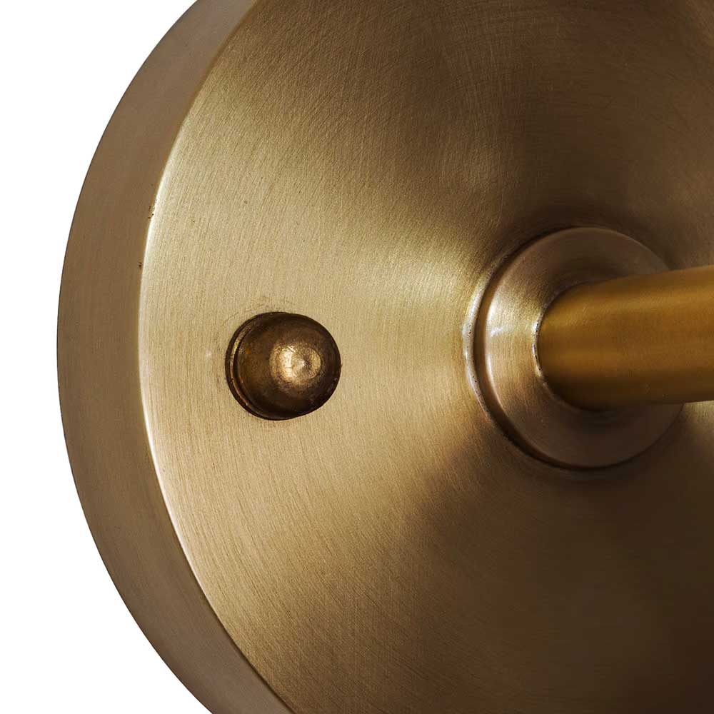 Bronte Prismatic Glass Wall Light - Brass - Image 4