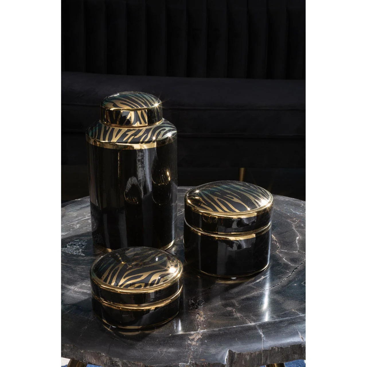 Calyse Small Ceramic Jar - Image 2