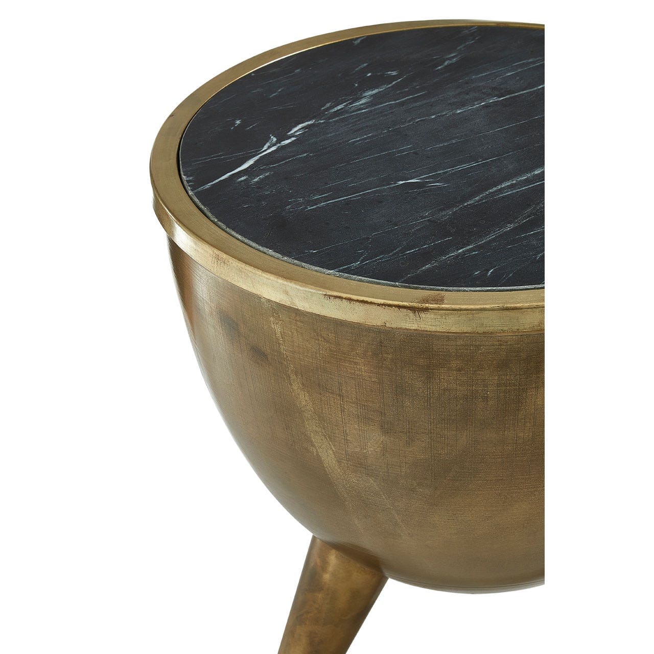 Crest Table Black Marble Top Table - Image 2