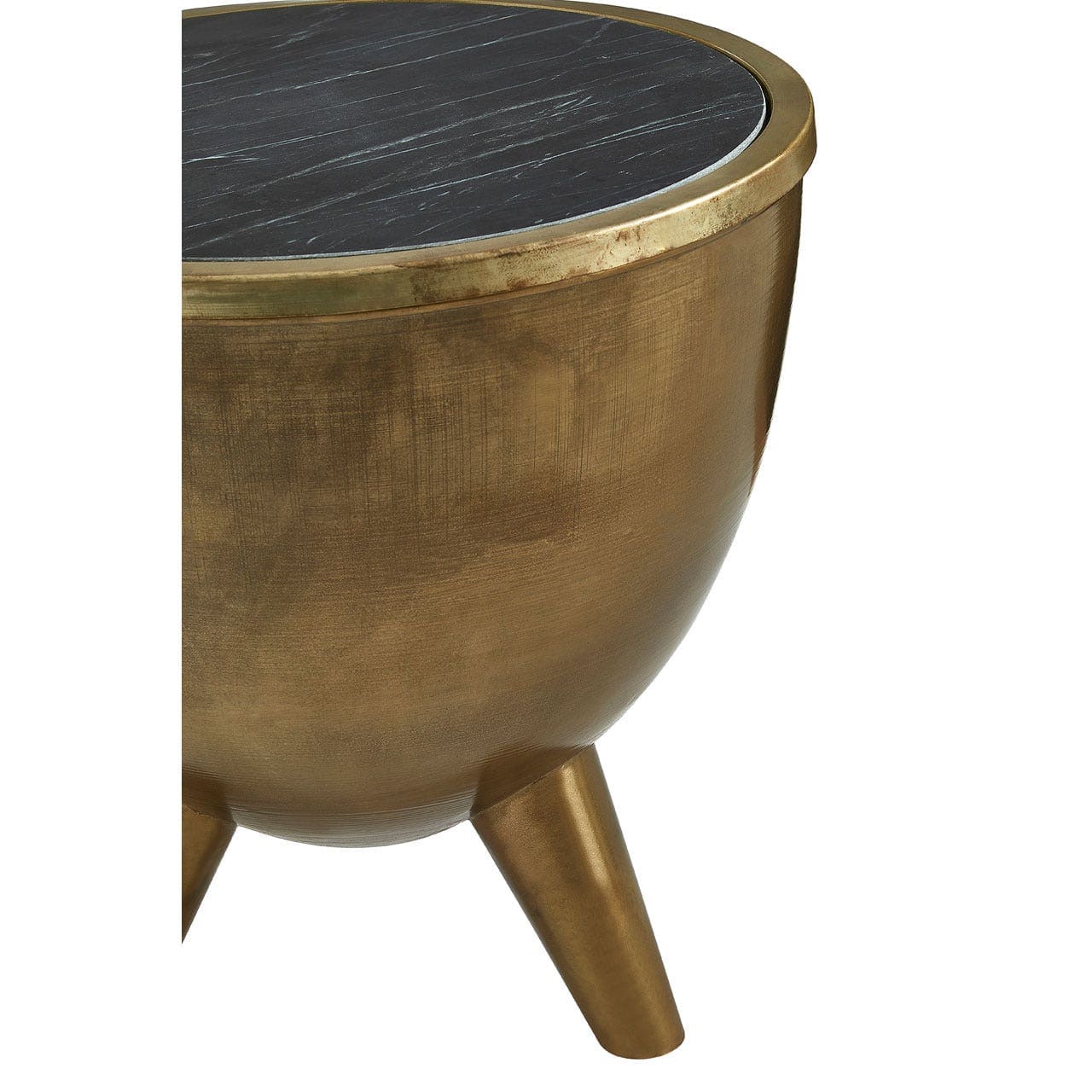 Crest Table Black Marble Top Table - Image 3