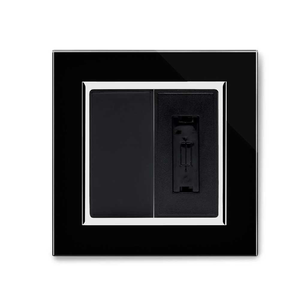 Crystal CT 13A SP Un-switched Fused Spur Black