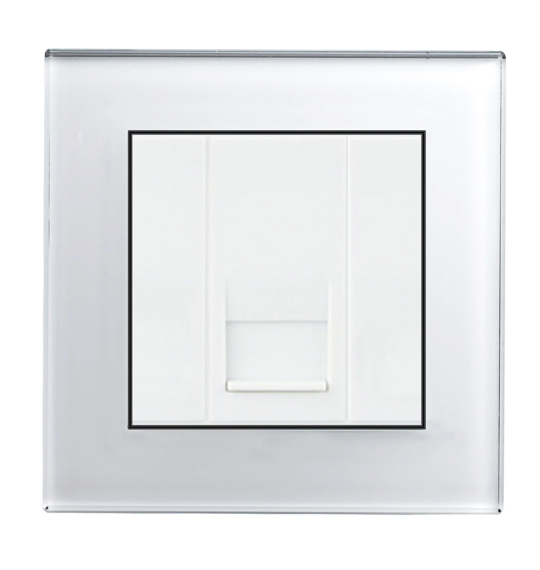 Crystal PG Telephone BT Master Socket White