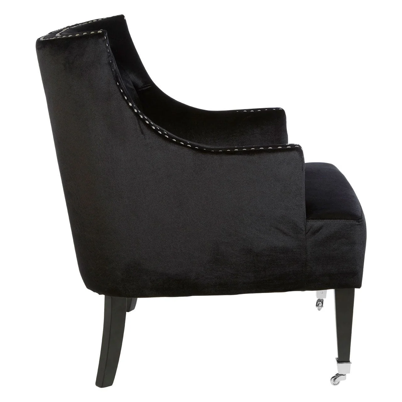 Oxfordshire Black Velvet Chair - Image 5
