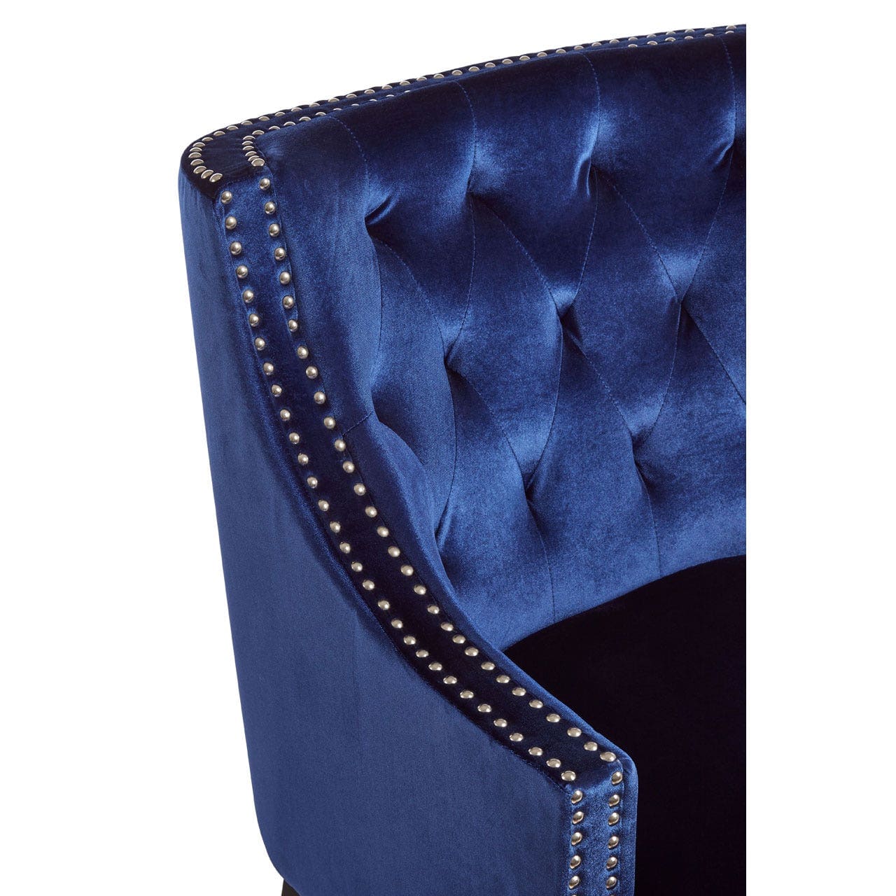 Oxfordshire Blue Velvet Chair - Image 2