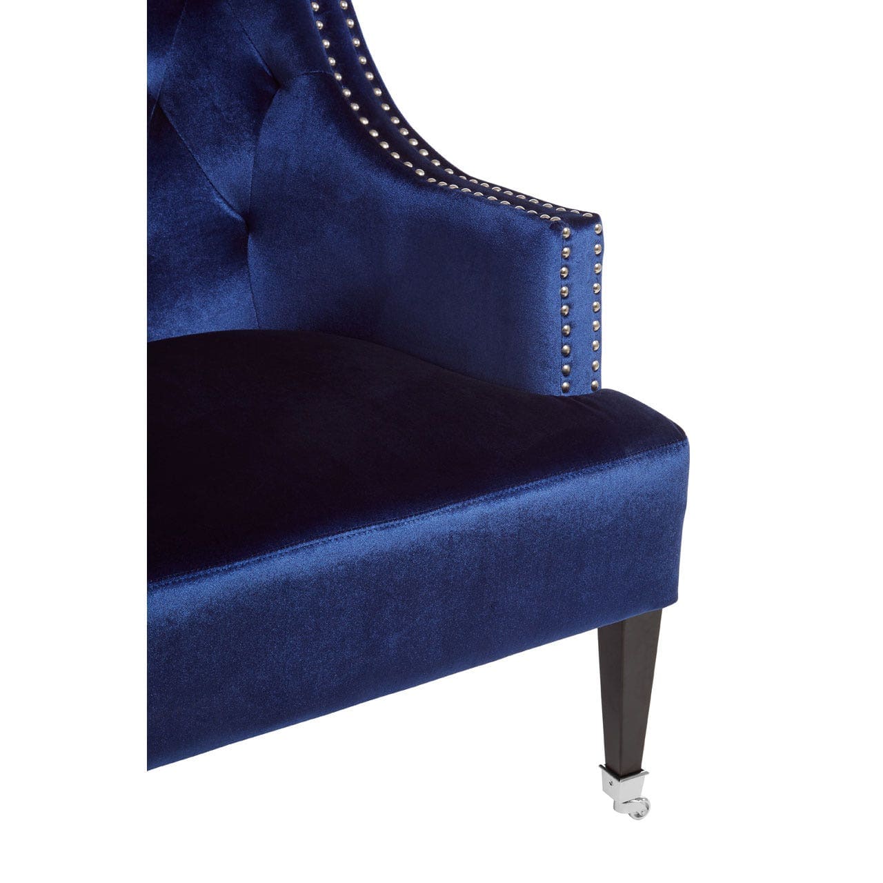 Oxfordshire Blue Velvet Chair - Image 3