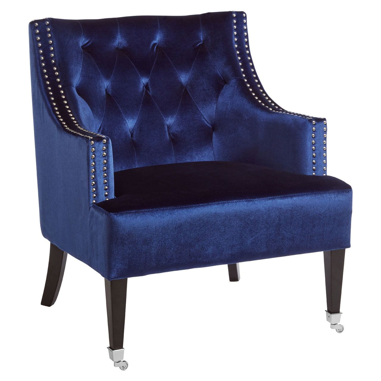 Oxfordshire Blue Velvet Chair - Image 4