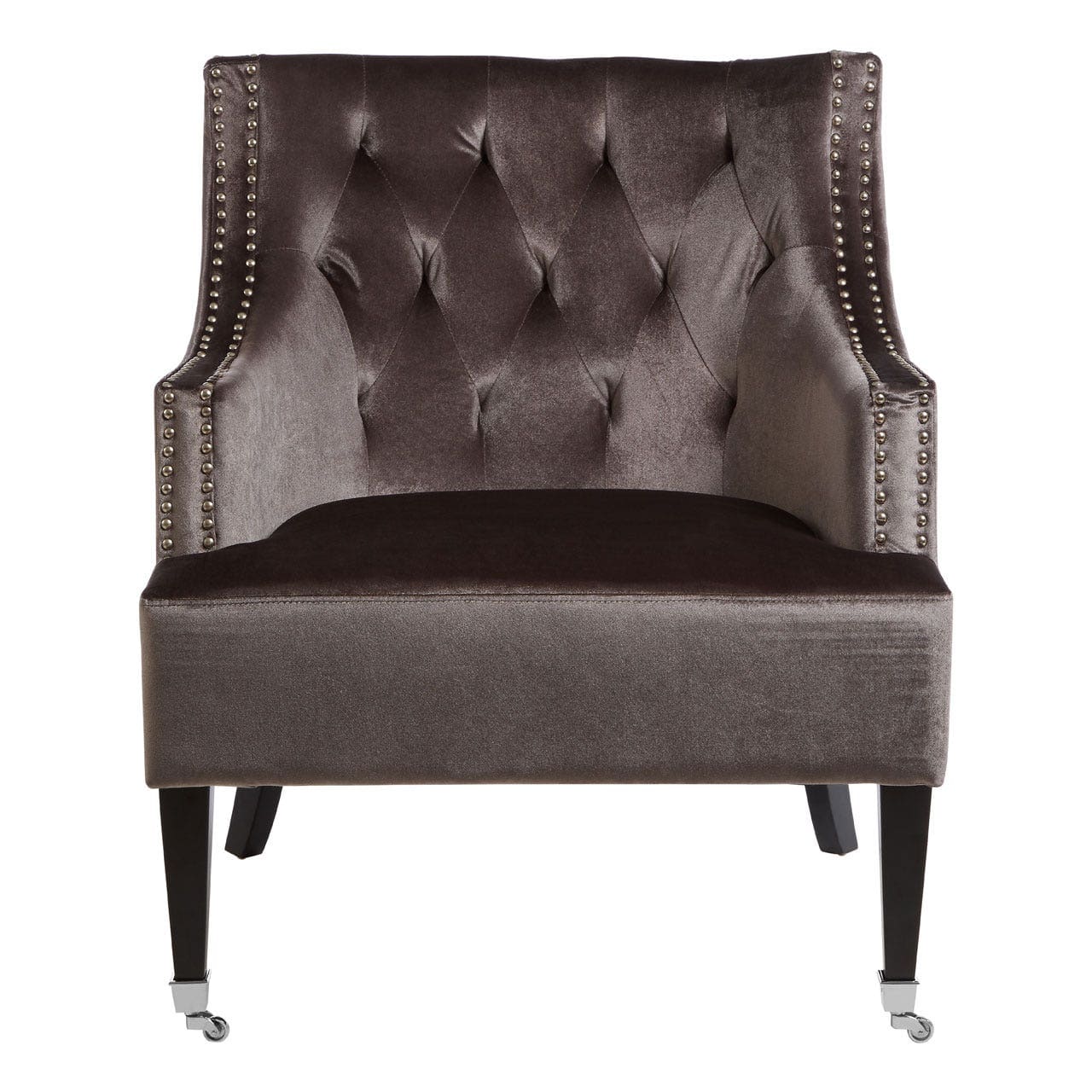 Oxfordshire Grey Velvet Chair