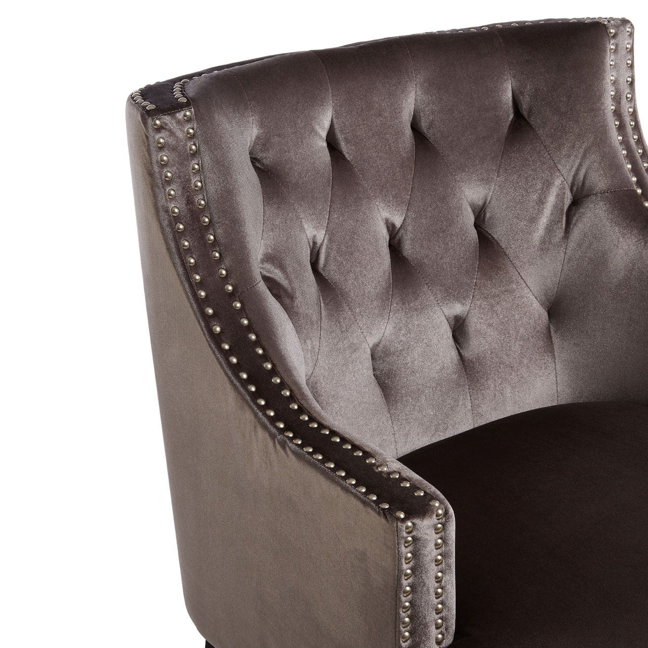 Oxfordshire Grey Velvet Chair - Image 2